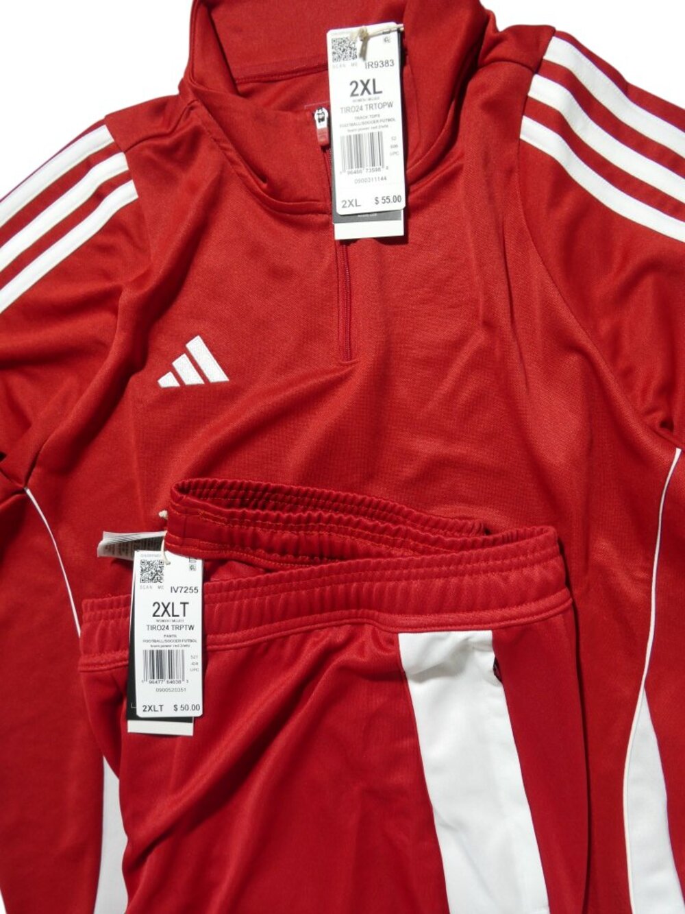 Adidas Womens Team Power Red Two Piece Tracksuit Jacket IR9383 2XL Pants IV7255 - Picture 15 of 15